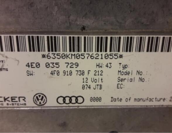 Control unit AUDI A6 (4F2, C6)