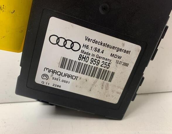 Control unit AUDI A4 B7 Convertible (8HE)