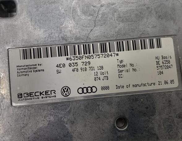 Control unit AUDI A6 Avant (4F5, C6), AUDI A6 Allroad (4FH, C6)