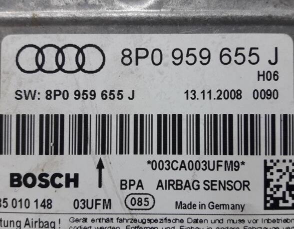 Control unit for Airbag AUDI A3 (8P1), AUDI A3 Sportback (8PA)