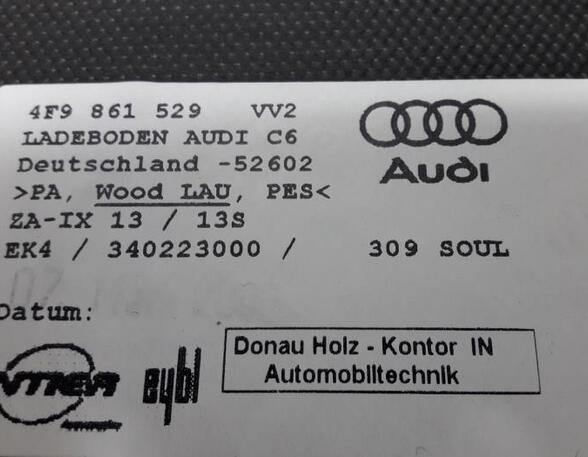 Trunk Floor Mat Carpet AUDI A6 Avant (4F5, C6)