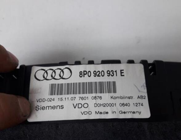 Toerenteller AUDI A3 (8P1), AUDI A3 Sportback (8PA)