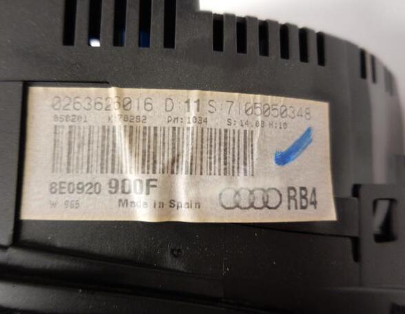 Toerenteller AUDI A4 (8E2, B6)