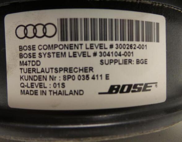 Loudspeaker AUDI A3 Convertible (8P7)