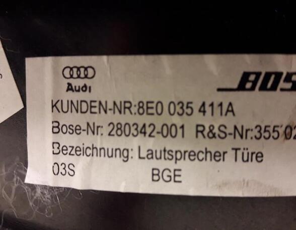 Luidspreker AUDI A3 (8P1), AUDI A3 Sportback (8PA)