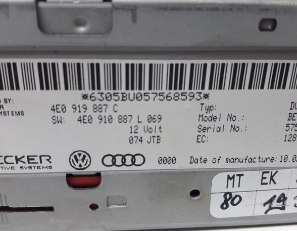 Navigation System AUDI A6 (4F2, C6)