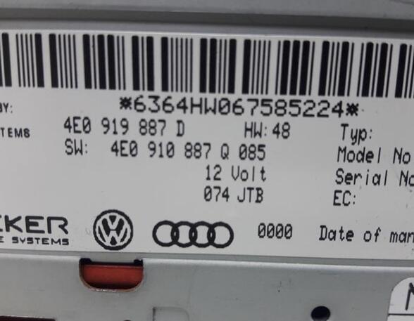 Navigation System AUDI A6 Allroad (4FH, C6), AUDI A6 Avant (4F5, C6)