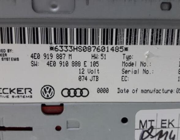 Navigation System AUDI A4 Avant (8K5, B8), AUDI A5 Sportback (8TA)