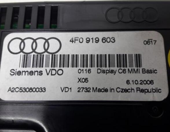 Autonavigatiesysteem AUDI A6 Avant (4F5, C6)