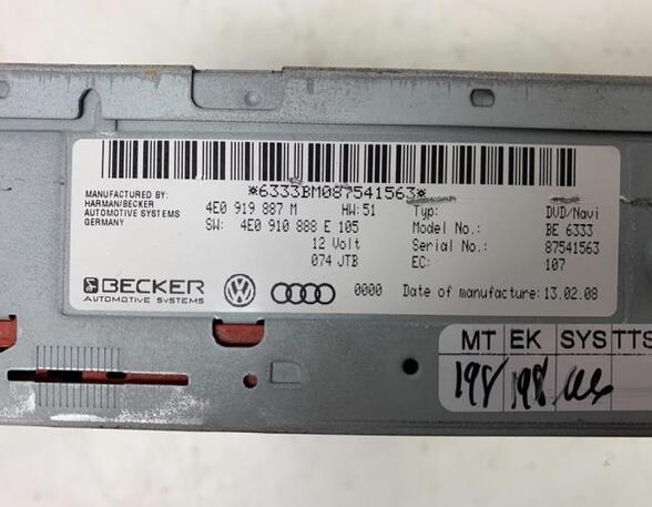 Navigation System AUDI A4 Allroad (8KH, B8)