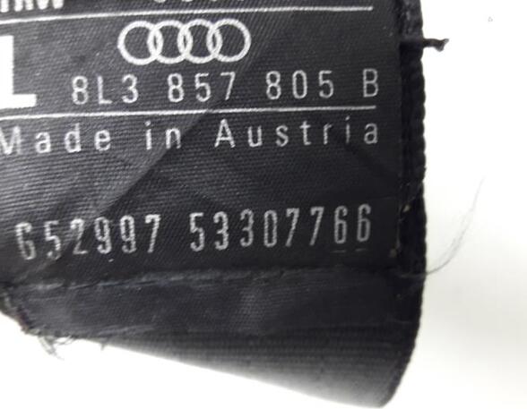 Safety Belts AUDI A3 (8L1)