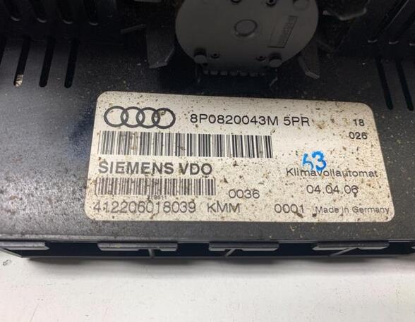 Temperaturanzeige Audi A3 Sportback 8P 8P0820043M P20274870