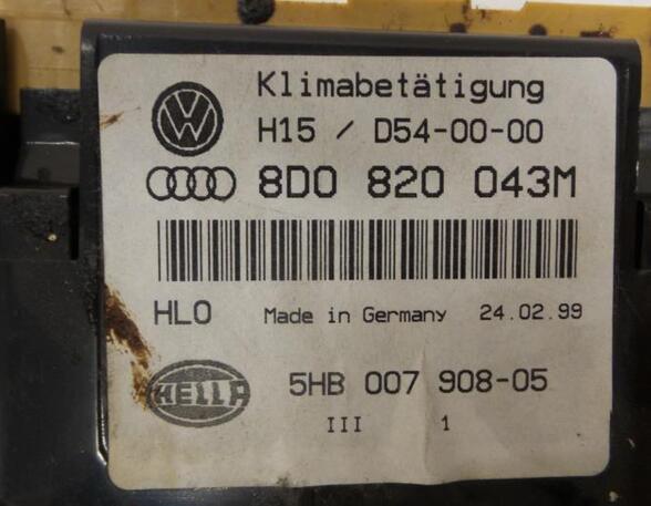 Temperaturanzeige Audi A4 8D, B5 8D0820043M P1754557