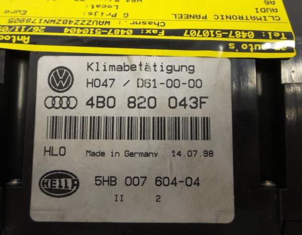 Koelvloeistof Temp Meter AUDI A6 (4B2, C5)