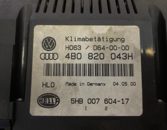 Koelvloeistof Temp Meter AUDI A6 Avant (4B5, C5)