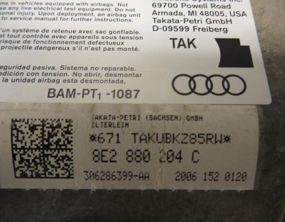 Front Passenger Airbag AUDI A4 (8EC, B7)