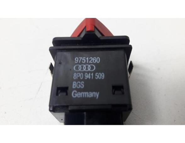 Switch for hazard light AUDI A3 (8P1), AUDI A3 Sportback (8PA)