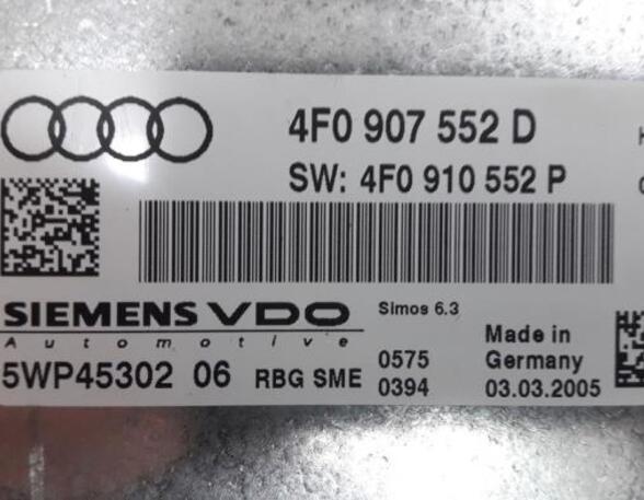 Steuergerät Motor Audi A6 Avant 4F, C6 4F0907552D P18576818