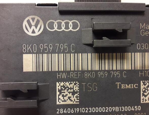 Central Locking System AUDI A4 Avant (8K5, B8), AUDI A5 Sportback (8TA), AUDI A4 (8K2, B8), AUDI Q5 (8RB)