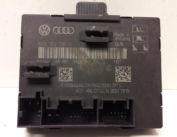 Central Locking System AUDI A1 Sportback (8XA, 8XF)