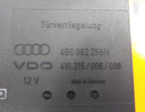 Zentralverriegelung Audi A6 4B, C5 4B0962258H P958474