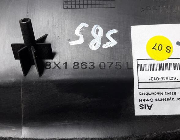 Closing plate AUDI A1 (8X1, 8XK), AUDI A1 Sportback (8XA, 8XF)