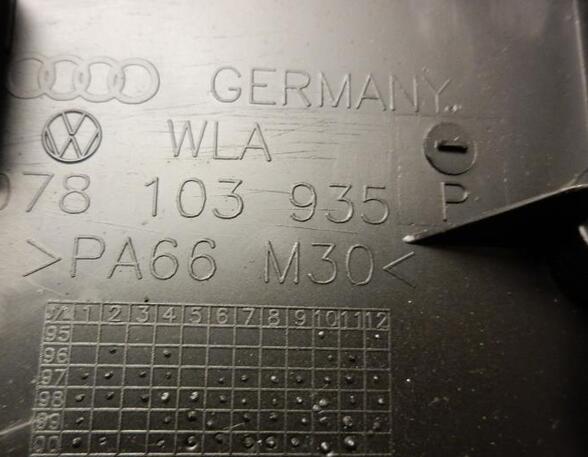 Closing plate AUDI A4 B7 Convertible (8HE)