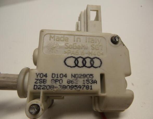 Servomotor for fuel filler flap AUDI A3 (8P1), AUDI A3 Sportback (8PA)