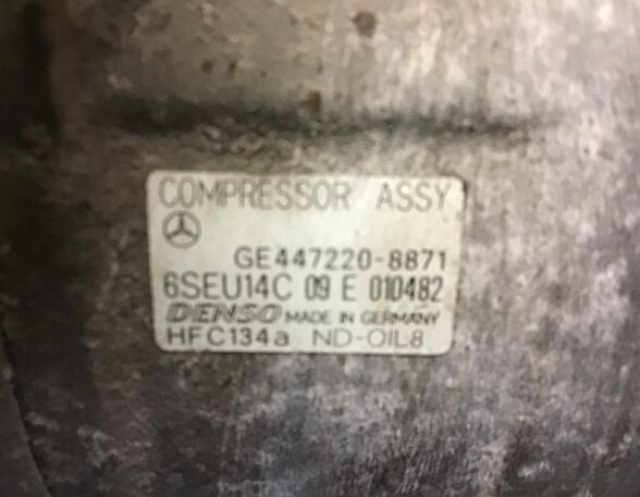 Airco Compressor MERCEDES-BENZ A-CLASS (W168)