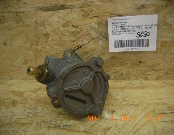 Vacuum Pump ALFA ROMEO 156 Sportwagon (932_)