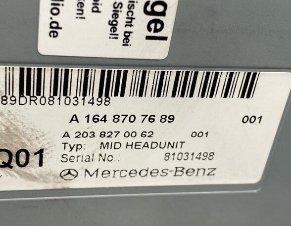 78799 CD-Radio MERCEDES-BENZ M-Klasse (W164) A1648707689