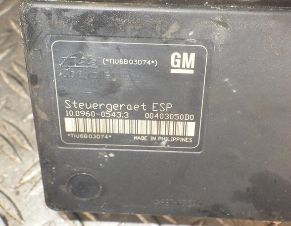 ABS Hydraulisch aggregaat OPEL Astra H Caravan (L35)