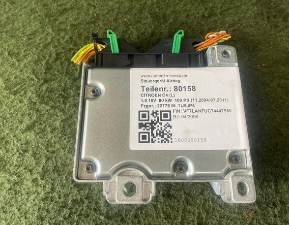 Control unit for Airbag CITROËN C4 I (LC_), CITROËN C4 Coupe (LA_)