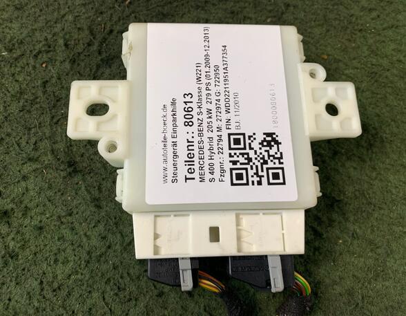 Control unit for parking support MERCEDES-BENZ S-CLASS (W221), MERCEDES-BENZ E-CLASS (W212)