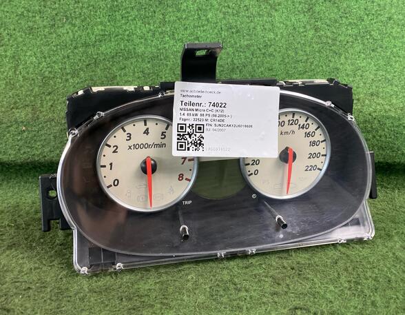 74022 Tachometer NISSAN Micra III C+C (K12) 24810BC60A