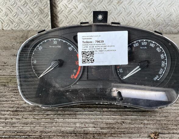 Speedometer SKODA FABIA II Combi (545)