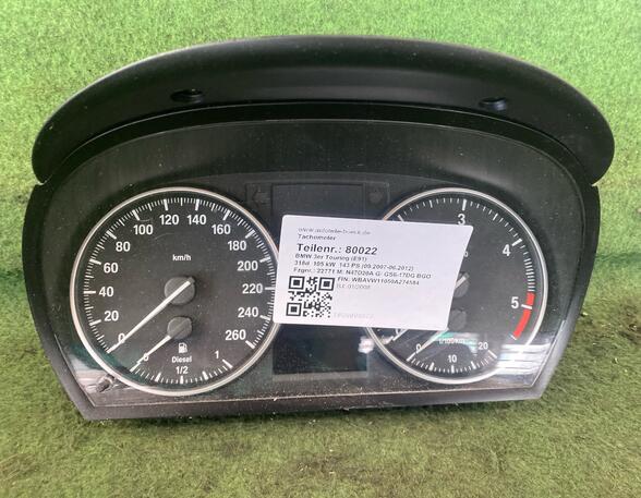 80022 Tachometer BMW 3er Touring (E91) 9166846