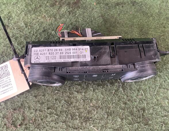 Air Conditioning Control Unit MERCEDES-BENZ M-CLASS (W164)