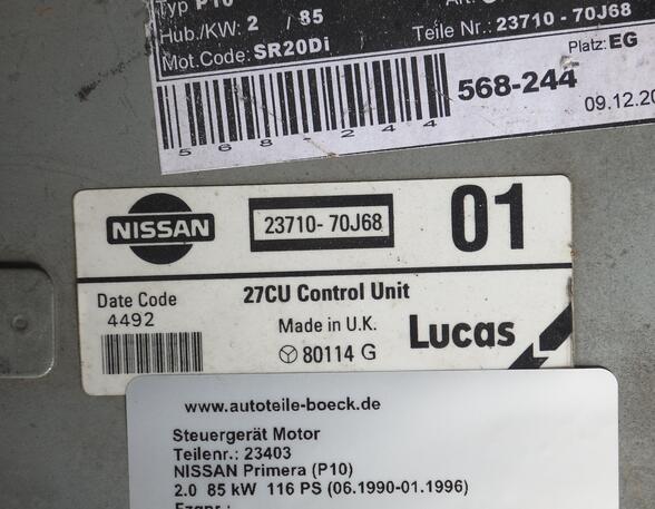 Engine Management Control Unit NISSAN Primera (P10)