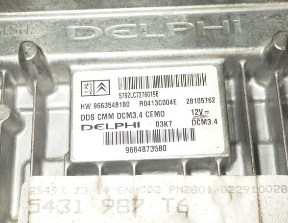 Engine Management Control Unit PEUGEOT 307 SW (3H)