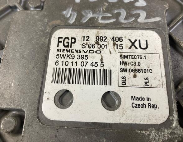 Control unit for engine OPEL ZAFIRA / ZAFIRA FAMILY B (A05)