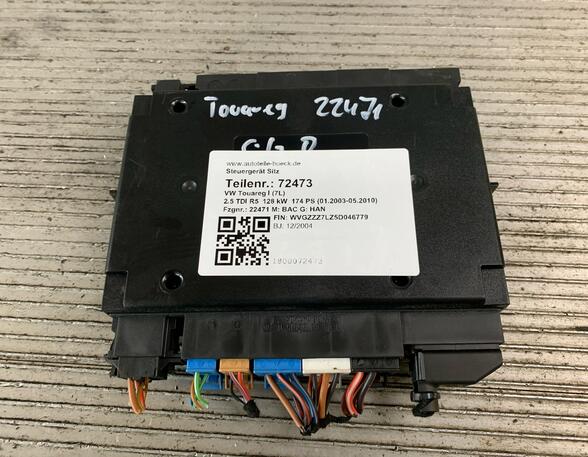 Control unit for seat VW TOUAREG (7LA, 7L6, 7L7), VW TOUAREG (7P5, 7P6)