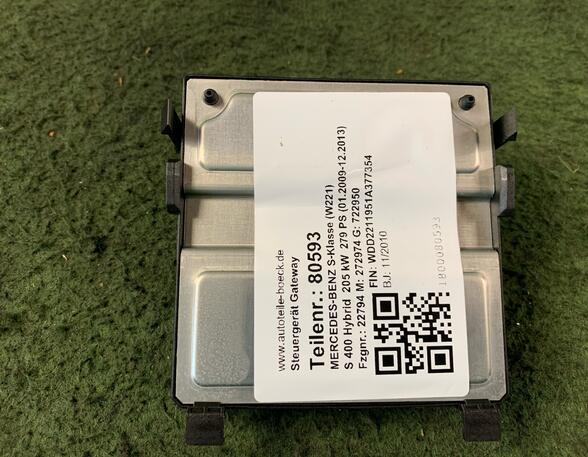 Control unit gateway MERCEDES-BENZ S-CLASS (W221)