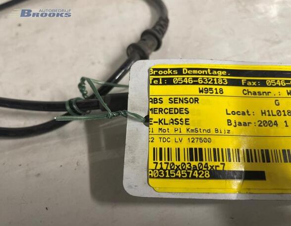 ABS Sensor MERCEDES-BENZ E-CLASS (W211)