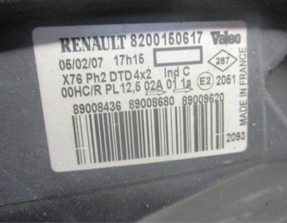 Hauptscheinwerfer rechts Renault Kangoo I Rapid FC 8200150617 P10367542