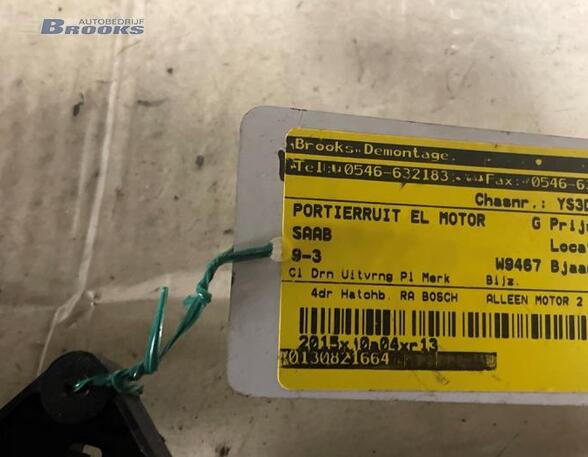 Motor Fensterheber Saab 9-3 YS3D 0130821664 P1685816