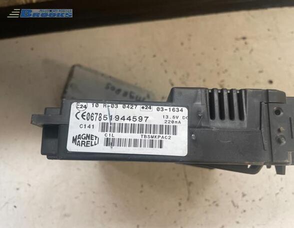 Control unit FIAT DOBLO Cargo (263_), FIAT DOBLO MPV (263_), FIAT DOBLO Platform/Chassis (263_)