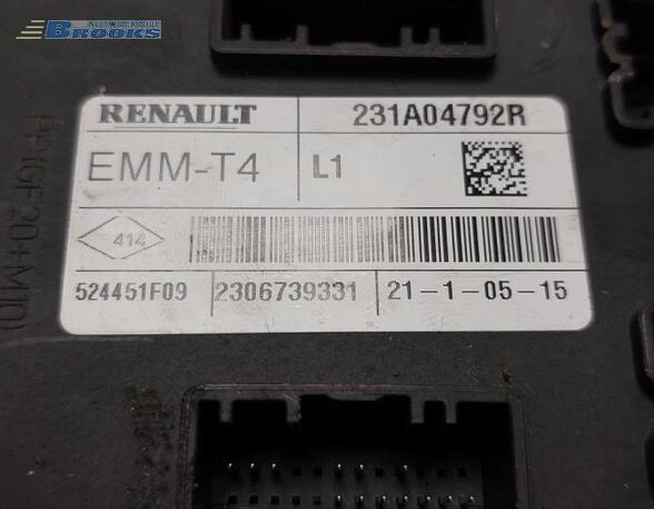 Control unit RENAULT CLIO IV (BH_), RENAULT CAPTUR I (J5_, H5_), RENAULT CLIO III (BR0/1, CR0/1)