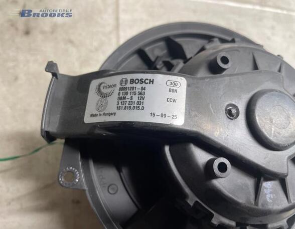 Interior Blower Motor VW UP! (121, 122, BL1, BL2, BL3, 123), VW LOAD UP (121, 122, BL1, BL2)