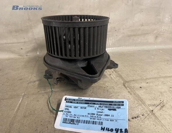 Interior Blower Motor OPEL VIVARO A Van (X83), OPEL VIVARO A Bus (X83)